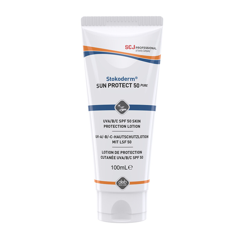 Protection Stokoderm® Sun Protect 50 Pure, tube de 100 ml - SC JOHNSON PROFESSIONAL - 560687