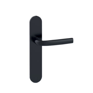 Ensemble Logio sur grandes plaques entraxe 195 finition Onyx bec-de-cane - VACHETTE ASSA ABLOY - 457489
