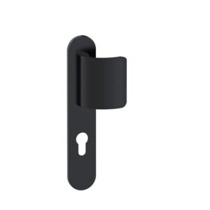 Ensemble Logio palière sur grandes plaques entraxe 195 finition Onyx - VACHETTE ASSA ABLOY - 457559