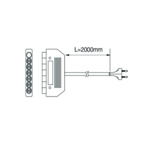 Connecteur multiple pour spot Nube - L&S - 548773