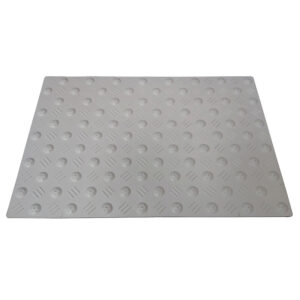 Dalles podotactiles d'éveil à la vigilance à visser à usage extérieur Waccess - 405mmx590mm - gris - WATTELEZ - 162535