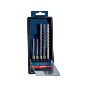 Coffret 5 forets béton Sds Plus 4 taillants 7 X Expert, Ø 5 et 6 mm en long 115 mm, Ø 6, 8 et 10 en long 165 m - BOSCH - 288185
