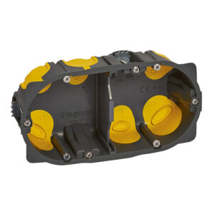 Boîte multipostes programme Ecobatibox 2 postes 4/5 modules profondeur 40 mm - Legrand - 361026
