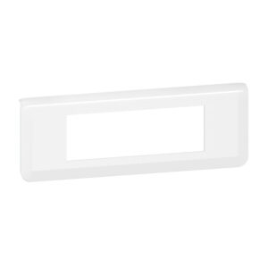 Plaque programme Mosaic 6 modules horizontal blanc - Legrand - 357561