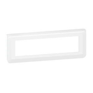 Plaque programme Mosaic 8 modules horizontal blanc - Legrand - 357568