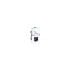 Prise RJ45 programme Mosaic CAT5E FTP 1 module blanc LCS² - Legrand - 357806