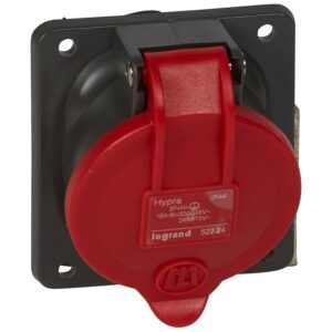 Socle tableau Hypra IP44 16A 380/415V 3P+N+T plastique - Legrand - 358604