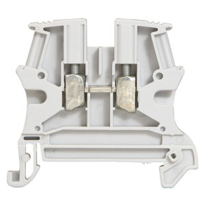 Bloc jonction Viking 3 à vis 1 jonction/1 entrée/1 sortie gris pas 8 mm - Legrand - 359934