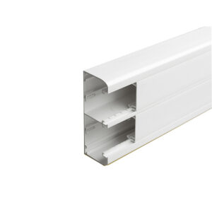 Goulotte 50x130 à clippage direct programme Mosaic 2 couvercles 45 mm longueur 2 mètres blanc - Legrand - 360641