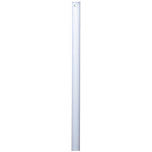 Tringle acier pour crémone fonte de style finition époxy blanc en 1300 mm - Rollinger - 383531