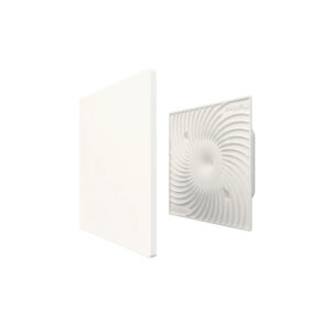 Kit grille plastique fixe ColorLine diamètre= 125mm blanc - ALDES - 667768