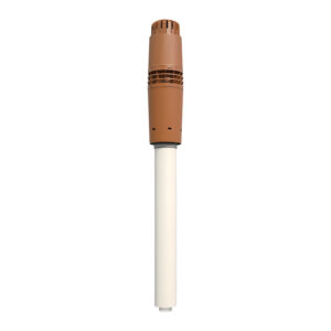 Terminal ventouse vertical anti-glace Rolux Condensation gaz et fioul coloris ocre Ø 60/100 - longueur 1156 mm - UBBINK - 125771