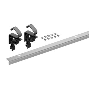 Kit de profils de guidage pour ferrures Wing Line S - longueur 2400 mm - finition anodisé - HETTICH - 625704