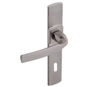 Béquille double sur plaque 195 mm ligne Artis chromé platine clé L - VACHETTE ASSA ABLOY - 195567