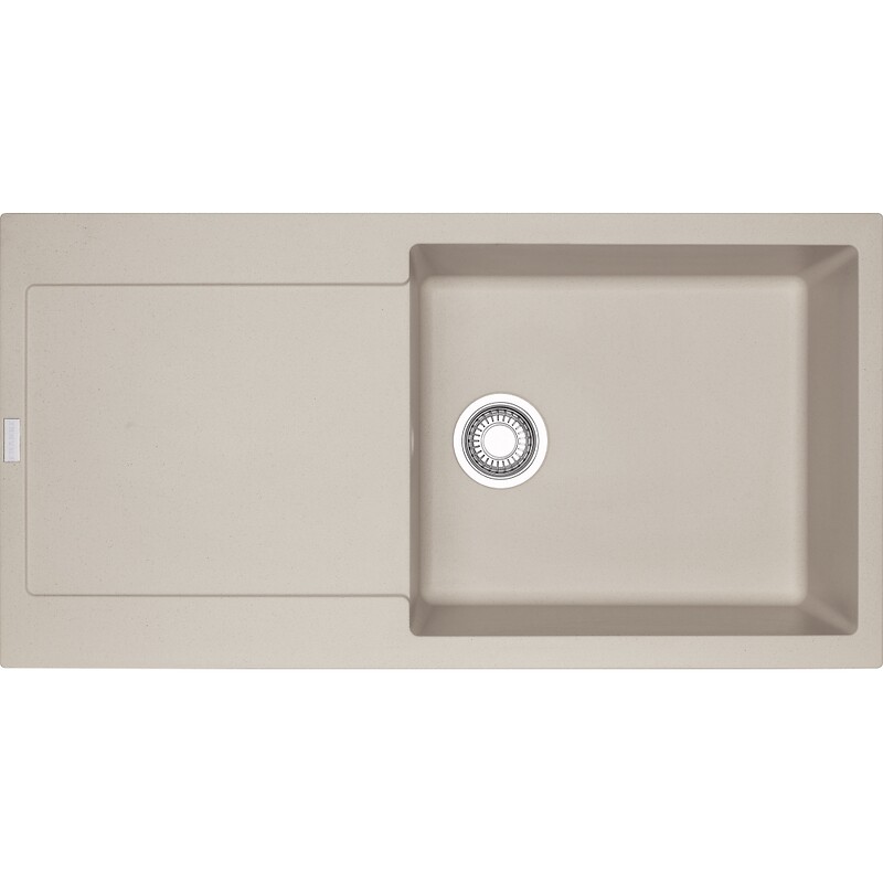 Évier de synthèse Maris Fragranit+ 970x500 mm 1 grande cuve + 1 égouttoir teinte Onyx - MRG611-XL - FRANKE - 101117 – Image 5