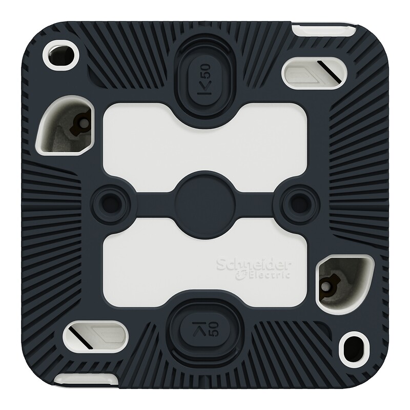 Prise de courant gris anthracite saillie Mureva Styl IP55 IK08 - Schneider - 582261 – Image 5