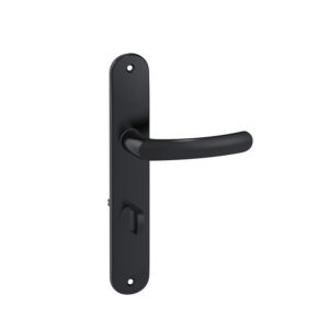 Ensemble sur grandes plaques entraxe 195 mm type Budget condamnation finition Onyx noir mat - VACHETTE ASSA ABLOY - 143876
