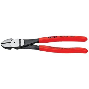 Pince coupante de côté à forte démultiplication gaine plastique 200 mm - KNIPEX - 494103