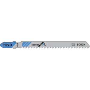 Lames de scies sauteuses T127D, carte de 5 - BOSCH - 106499