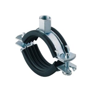 Collier isophonique 2 vis imperdables à fermeture rapide, taraudage M8/10, plage de serrage 76-84 mm - FISCHER - 794038