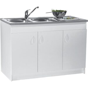 Meuble sous évier Sim' NF 100x60 2 portes - NEOVA - 711165