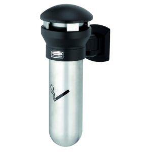 Cendrier mural Infinity, coloris noir - RUBBERMAID - 523013