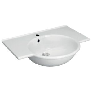Lavabo plan Sapho 65X52 blanc - PORCHER - 630330