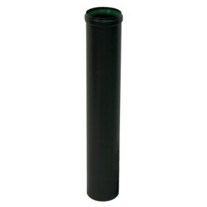 Tuyau noir mat 50 cm Ø 80 + joint - TEN - 778426