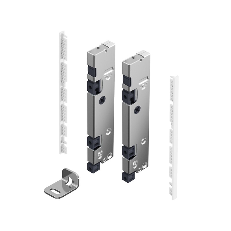 Kit de raccord façade à l'anglaise en aluminium pour profils Inlay - hauteur 187 mm - Anthracite - HETTICH - 233718 – Image 2