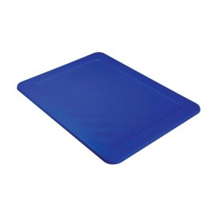 Couvercle pour bacs gerbables Novabac, coloris bleu roi, 54 litres - NOVAP - 598270