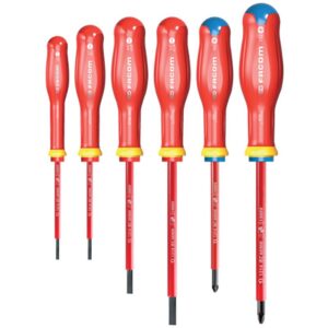 Jeu de 6 tournevis isolés VDE 1000V Protwist - ATDVE.J6 - FACOM - 661935