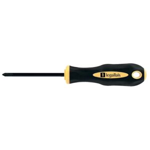 Tournevis lame ronde noire empreinte Phillips PH1x80 - TAHITI II - LEGALLAIS - 161989