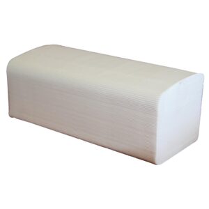 Essuie-mains enchevetres grand formats ecolable 100% recyclés - 30 paquets de 100 formats - Papeco - 105029