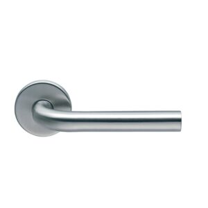 Béquille double inox sur rosace Ligne 19 type L - NORMBAU - 449835