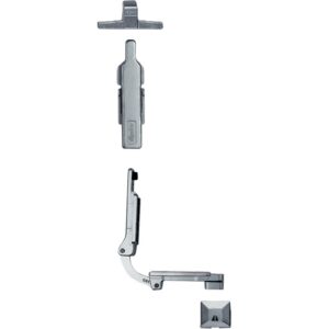 Kit de fermeture complet en zamak pour ouvrant à la française - FAPIM - 643896