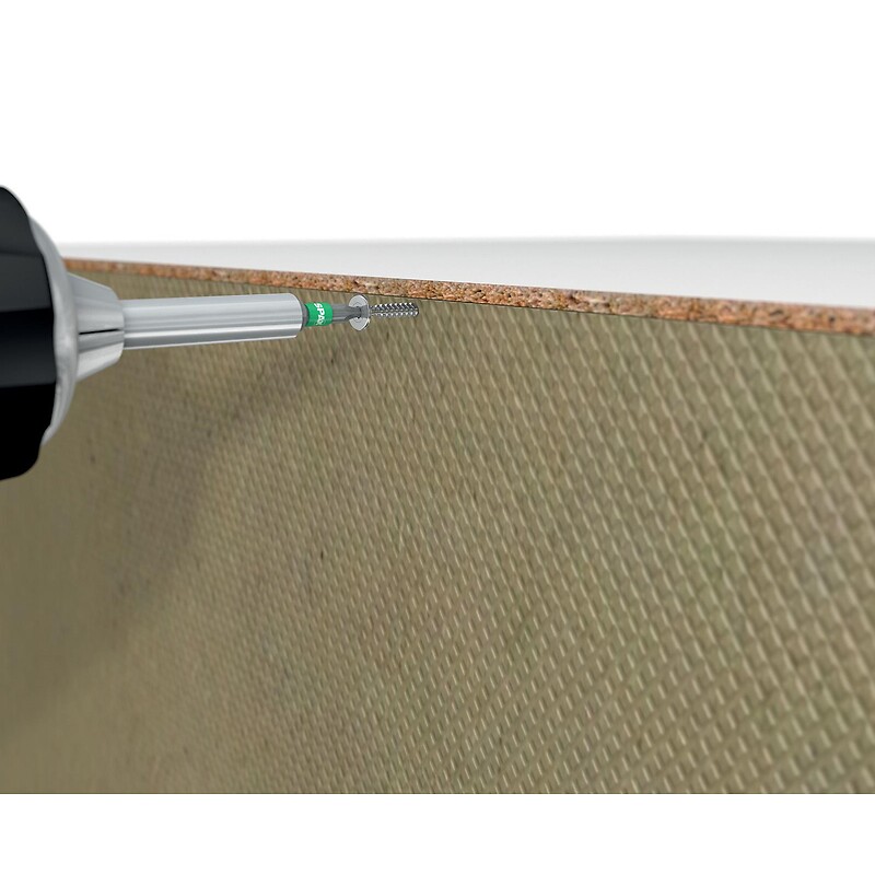 Vis pour fixation de panneau arrière tête disque extra plate et large filetage total WIROX© 3,5x25mm boîte de 300 p - SPAX - 156564 – Image 2