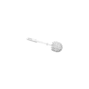 Brosse WC boule en nylon blanc - - 399315