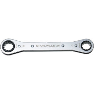 Clé polygonale à cliquet 25 - 7x 8 mm L109 mm - STAHLWILLE - 263951