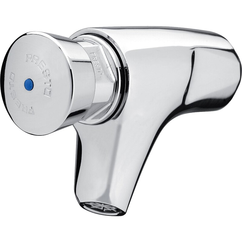 Robinet poussoir de lavabo mural Presto 504 eau froide - 63000 - PRESTO - 730078