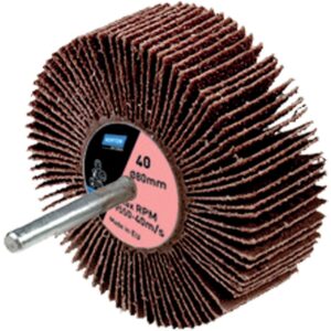 Roue à lamelles sur tige -bdx-60x20x6mm grain 80 boîte de 10 - NORTON - 235713