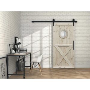 Kit de rail Roc-Design - avec amortisseur - pour ouverture jusqu'à 950 mm - finition noir - longueur 1950 mm - MANTION - 169115