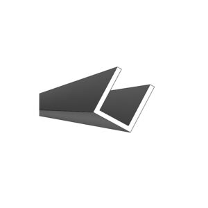 Profil U aluminium, 16x13x16x1,5 mm, satiné argent, longueur 3 m - Atrius - 654795