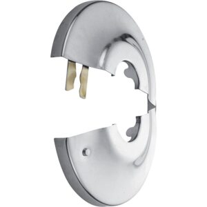 Rosace chromée ouvrante Ø 16 - - 724044
