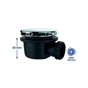 Bonde de douche Minime extra-plate - VALENTIN - 450731