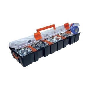 Coffret 85 colliers Bande Ajourée + 1 flexometre acier MSF8 - SERFLEX - 103405