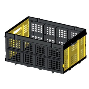 Caisse ajourée pliable, 56,8 x 41 x 27,2 cm, capacité 25 kg - STANLEY - 693414