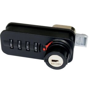 Poignée à code Dial Lock 59 - modèle avec fermeture à pêne - main gauche - pour porte bois ou acier - LEHMANN - 623275