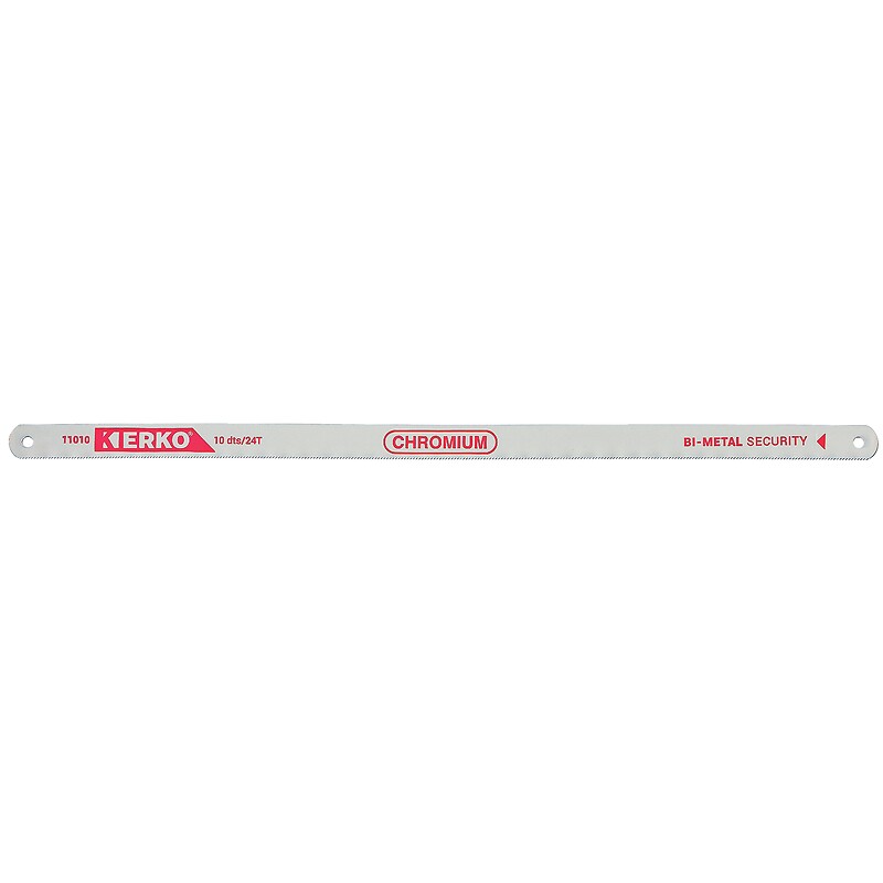 Lames de scie à métaux bimétal Chromium Erko 12 dents/pouce étui de 10 - ERKO - 111799