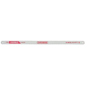 Lames de scie à métaux bimétal Chromium Erko 8 dents/pouce étui de 10 - ERKO - 111785
