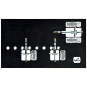 Gabarit Practica pour perçage de la fixation de façade des tiroirs InnoTech et ArciTech - HETTICH - 456527